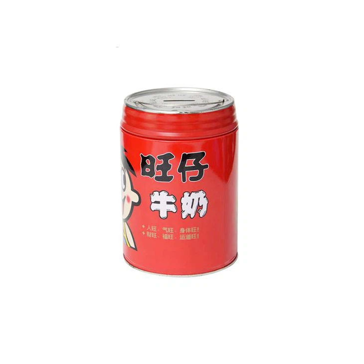 Funny kan Tin mønt boks med karton billede